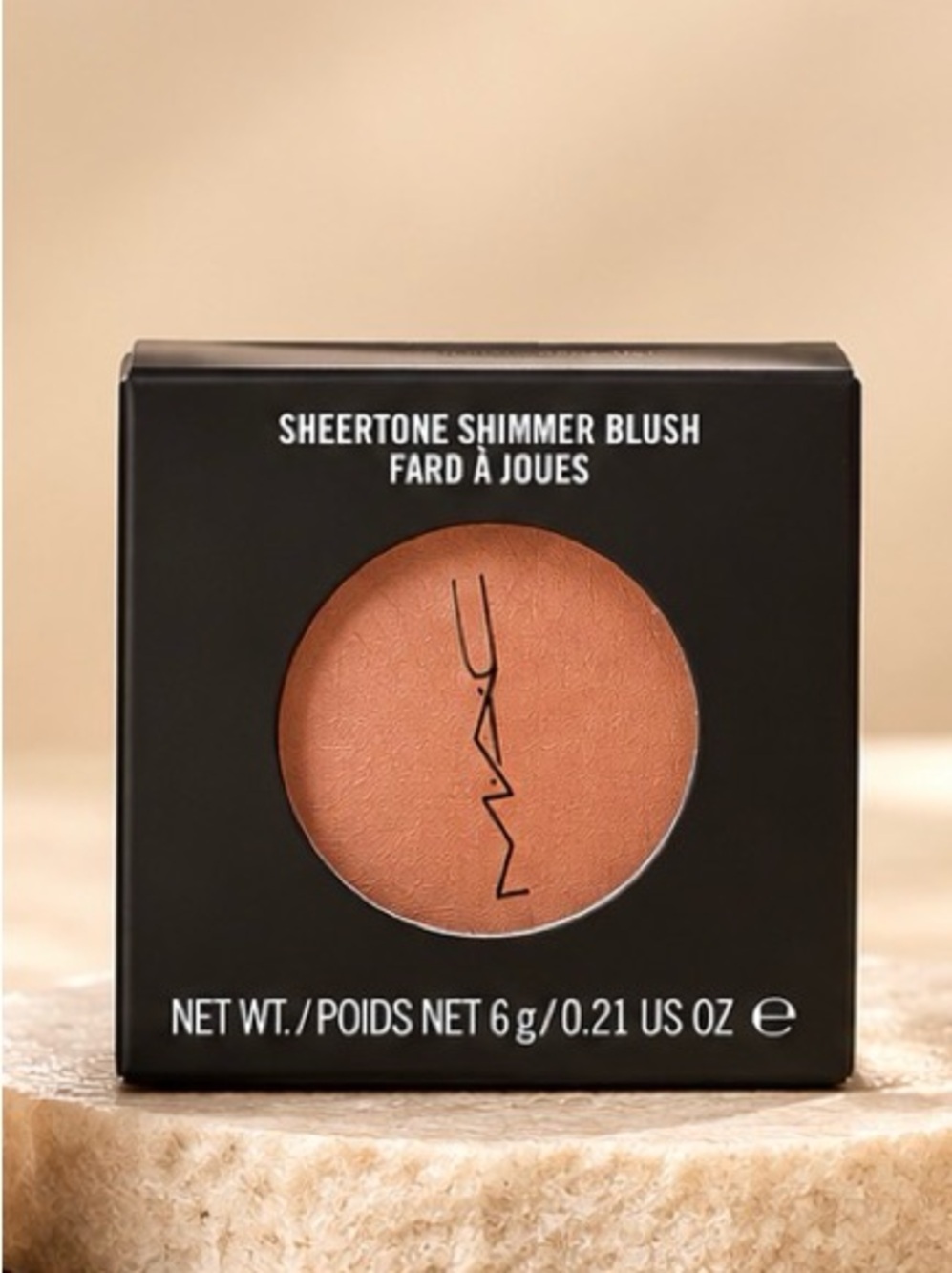 MAC Cosmetics Sheertone Shimmer Blush — Peachtwist, NIB